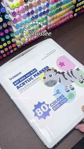 Acrylic Bossee 🖍️ #acrylicmarker  #bossee  #tohatomau  #fyp 