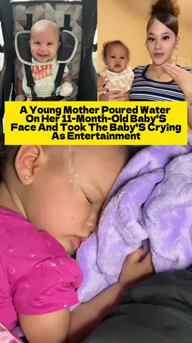A three-month-old baby was treated like a dog, and even hot water was used to scald the baby.For whoever says “it’s not that serious” yall must not have babies. It’s not a joke it’s abuse. Let that baby sleep#teenmom #babygirl #minivlog #funnytiktok #11monthsold#chuchii #chuchiiivibin #marianachuchii