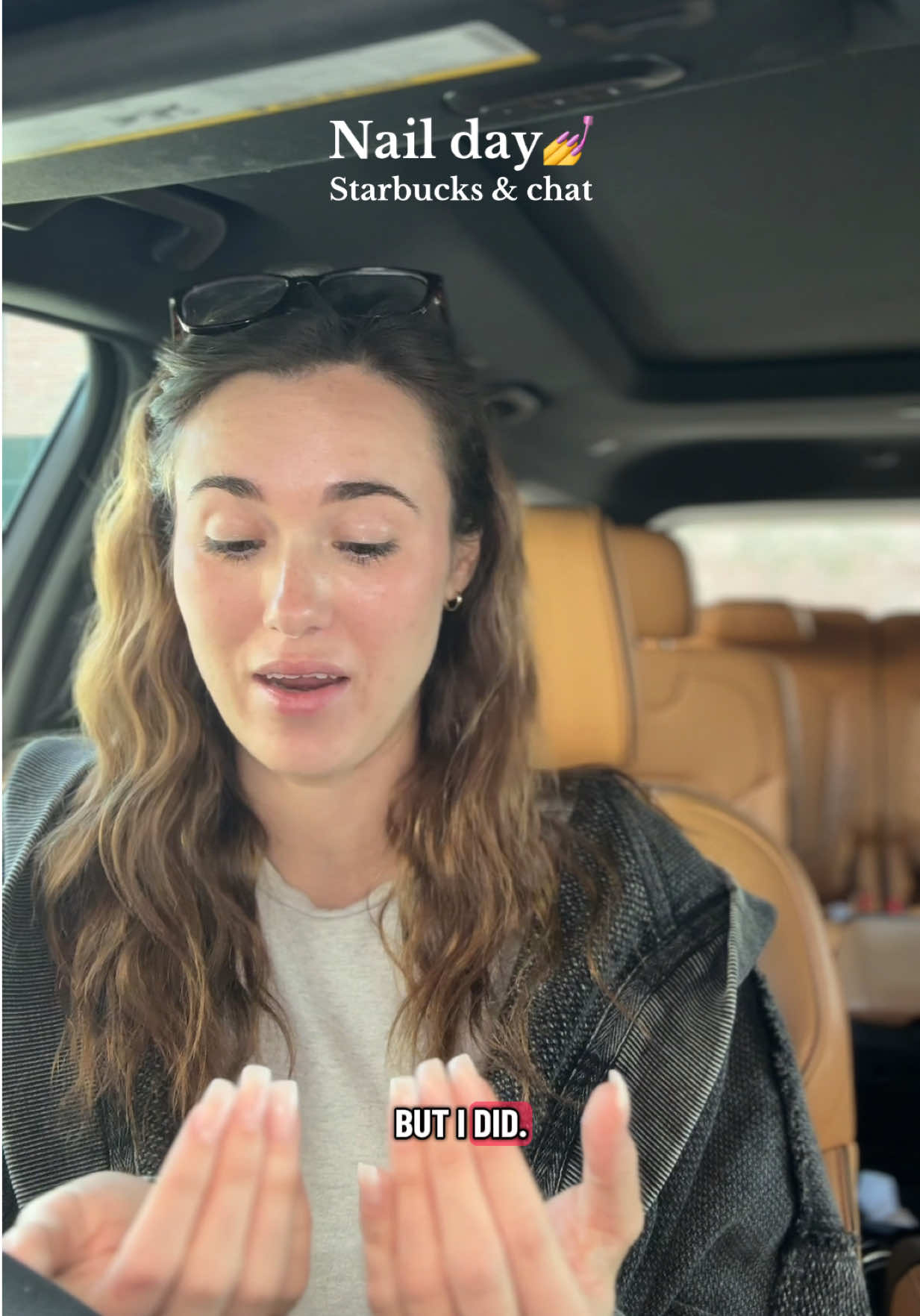 Telling a nail tech I don’t like my nails terrifies me 😅  #nailday #Vlog #proteincoffee 