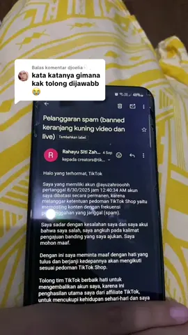 Membalas @djoelia𓍯 ִֶָ body emailnya disuapin juga? Nih dah #affiliate 