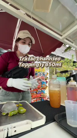 Cách pha trà tắc chanh leo topping ly 650ml #tratac #tratacchanhleo #congthucphache #dungcuphache 