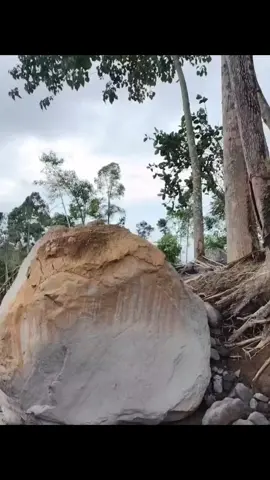 Watu sakmunu gedene sampek nang tengah embong. paska erupsi lahar semeru. #fyp #viral #semeru #semerumeletus #semerulumajang 
