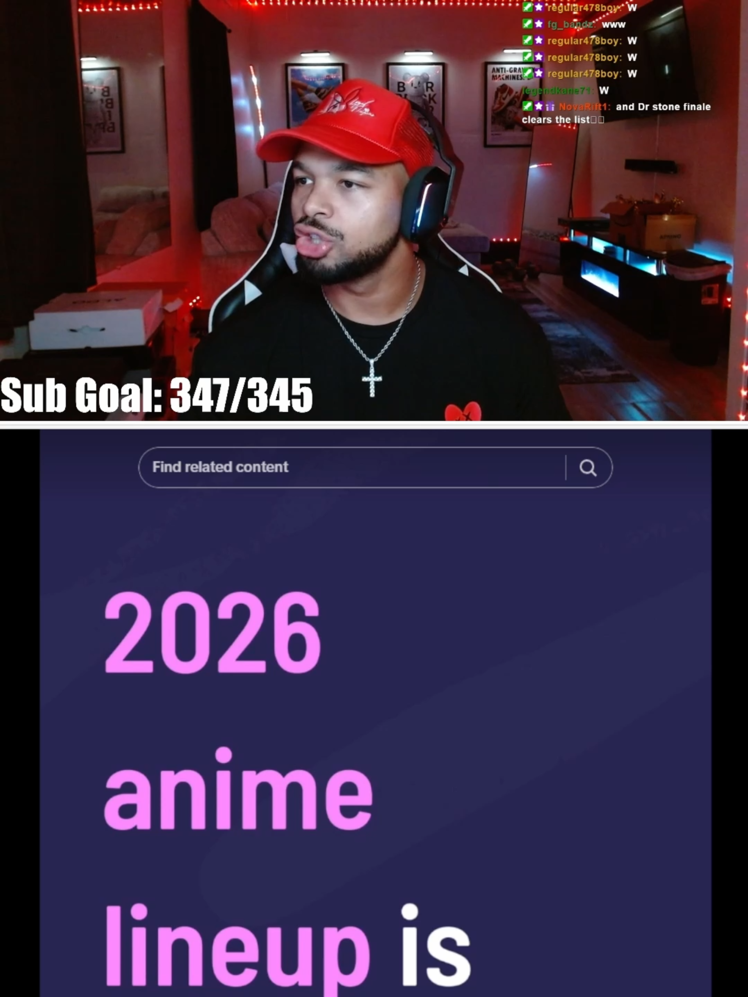 2026 ANIME LINEUP! #fyp #reggiewill #animetiktok #viral #animeedit