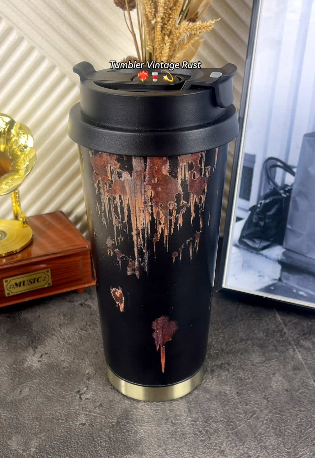 Tumbler buat kamu yang gasuka desain pasaran, tumbler ini cocok bgttt!!😍❤️‍🔥  #tumbler #tumblerviral #rust #vintage #aesthetic 