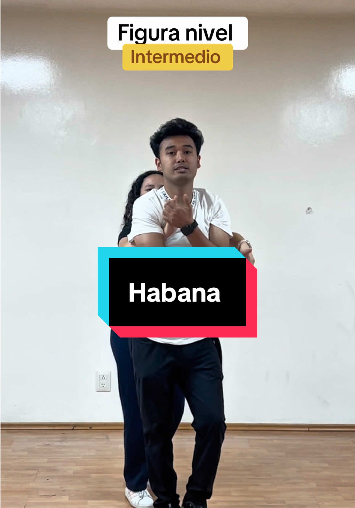 Habana  Figura de salsa cubana,  sencilla para hacer nudos 🔥 💃  #salsa #baile #fyp #AprendeEnTikTok #baileenpareja 