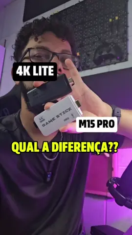 Qual o melhor game stick 4k lite ou M15 PRO???  #jogosretro #game #jogos #m15pro #gamestick 