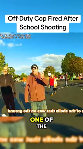 Off-Duty Cop Fired After School Shooting #police #cops 