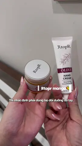 Chị em có bàn tay thô sần , nhăn nheo thì đừng bỏ qua bộ đôi dưỡng da tay Rtopr mango này #xuhuong #uyenriviu #kemduongdatay #rtoprmango #matnatay 