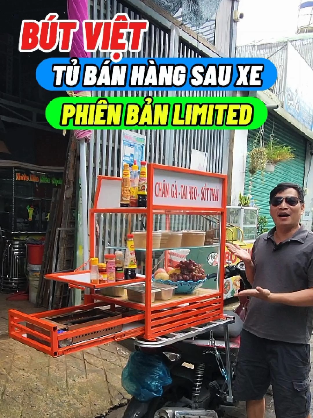 TỦ PHIÊN BẢN LIMITED, GỌN CỰC Thiết kế nhỏ gọn, tiện bán CƠM CHIÊN , MÌ TRỘN khắp nơi! #xeluudongbutviet #xebanhangbutviet #xecafetakeaway #tubanhangludong #tubanhangdatsauxe
