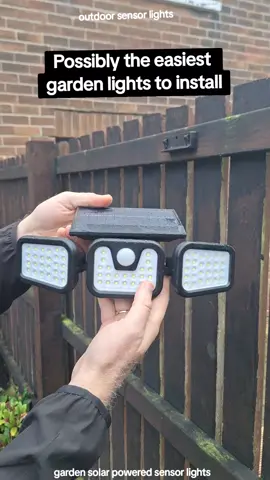 Black Friday deal just dropped on these outdoor sensor lights ❄️💡 Perfect for dark winter nights — motion sensor + solar powered + easy to fit. Tap the basket to see today’s Black Friday price 👇🔥 #BlackFridayDeals #OutdoorLights #HomeImprovement #GardenSecurity #TikTokMadeMeBuyIt outdoor sensor lights black friday, solar motion lights discount, garden security lighting uk, easy fit outdoor night lights, winter garden lighting deal, motion activated led black friday