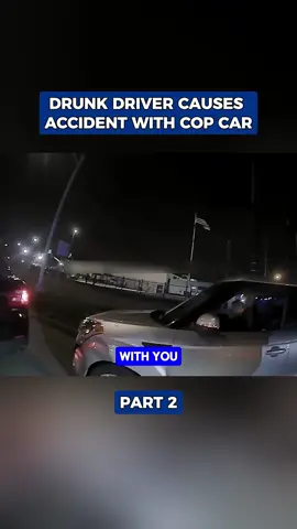 DRUNK DRIVER CAUSES ACCIDENT WITH COP CAR
 #PoliceBodycam #BodycamFootage #CopWatch #LawEnforcement #OnDutyAction