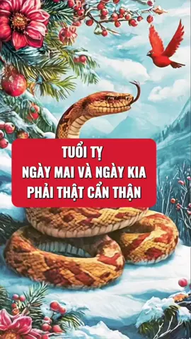 Tỵ ơi ngày mai và ngày kia phải thật cẩn thận #tuoity🐍 #1989 #2001 #1977 #tuvi
