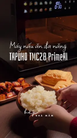 Bữa nay làm 4 món: xôi ăn cùng thịt nướng, hầm canh và nướng bánh mà nhàn tênh =)) #bepnhamam #TAPUHO #MaynauandanangTAPUHO #TAPUHOTMC20PRIMEAI