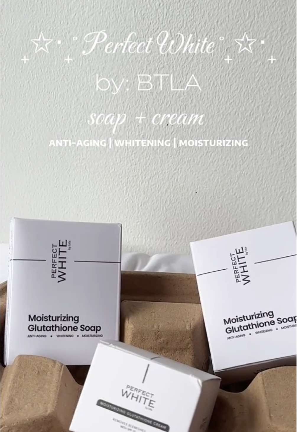 if you want a simpler skincare routine, here’s another holy grail combo — my brightening routine from  @BTLAphils love this Perfect white soap & cream 🤍 #perfectwhite #BTLA #soap #skincarecombo #cream 