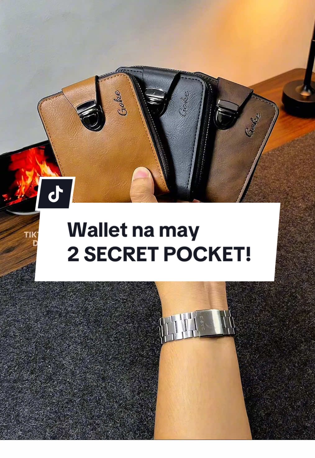 Replying to @James Manalili Yes Sir, kasya laminated IDs. Wallet na may 2 secret pocket! #walletformen #wallet #menswallet #leatherwallet #walletrecommendation 
