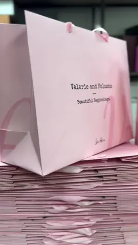 Paper Bag with Ribbon Handle MOQ:100pcs Production takes 7 - 10working days after design approval  Free Design✅ #paperbags #giftstation #cubicprints #weddingsouvenir