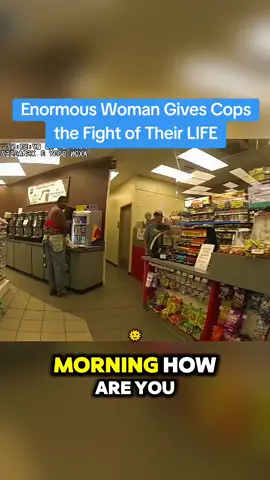 Enormous Woman Gives Cops the Fight of Their LIFE #fyp #copsoftiktok #viral #police #cops 