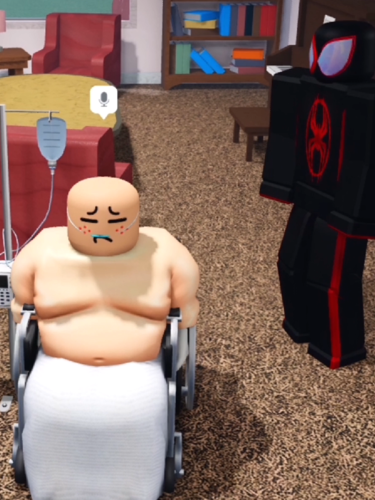 Roblox Grandpa gets a visit from Spider-Man. #roblox #comedy #funnyvideos #funnymoments #vrchat #robloxmemes #robloxfyp #robloxtiktok #robloxgames #funny 