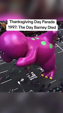 Thanksgiving Day Parade Memories 🦃. Remember in ‘97 when they offed Barney? #barney #thanksgivingparade #macysparade #thanksgiving #nycparade 