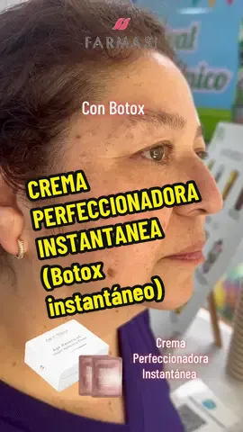 Crema perfeccionadora instantánea o botox instantáneo de Farmasi del doctor C. Tuna, rellena arrugas, líneas de expresión y bolsas de manera inmediata y su duración se prolonga hasta por 8 a 10 horas. Si lo usas diariamente, el efecto es permanente gracias a su tecnología de extracto de plantón Marino. #fatmasi #botox #cremaperfeccionadora #farmasiperu #legendarios  @Vanessa Bravo @Pedro Peña FARMASI 😍😍 