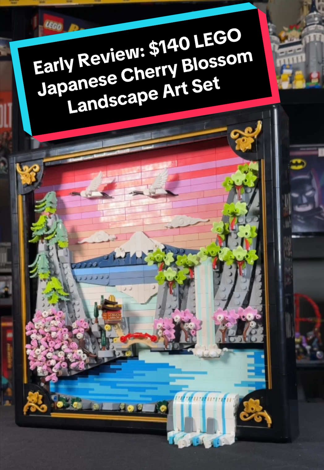 #gifted LEGO Japanese Cherry Blossom Landscape set 31218 🌸 Thanks to The LEGO Group for sending this one my way to review! #lego #rlfm #31218 #cherryblossom 