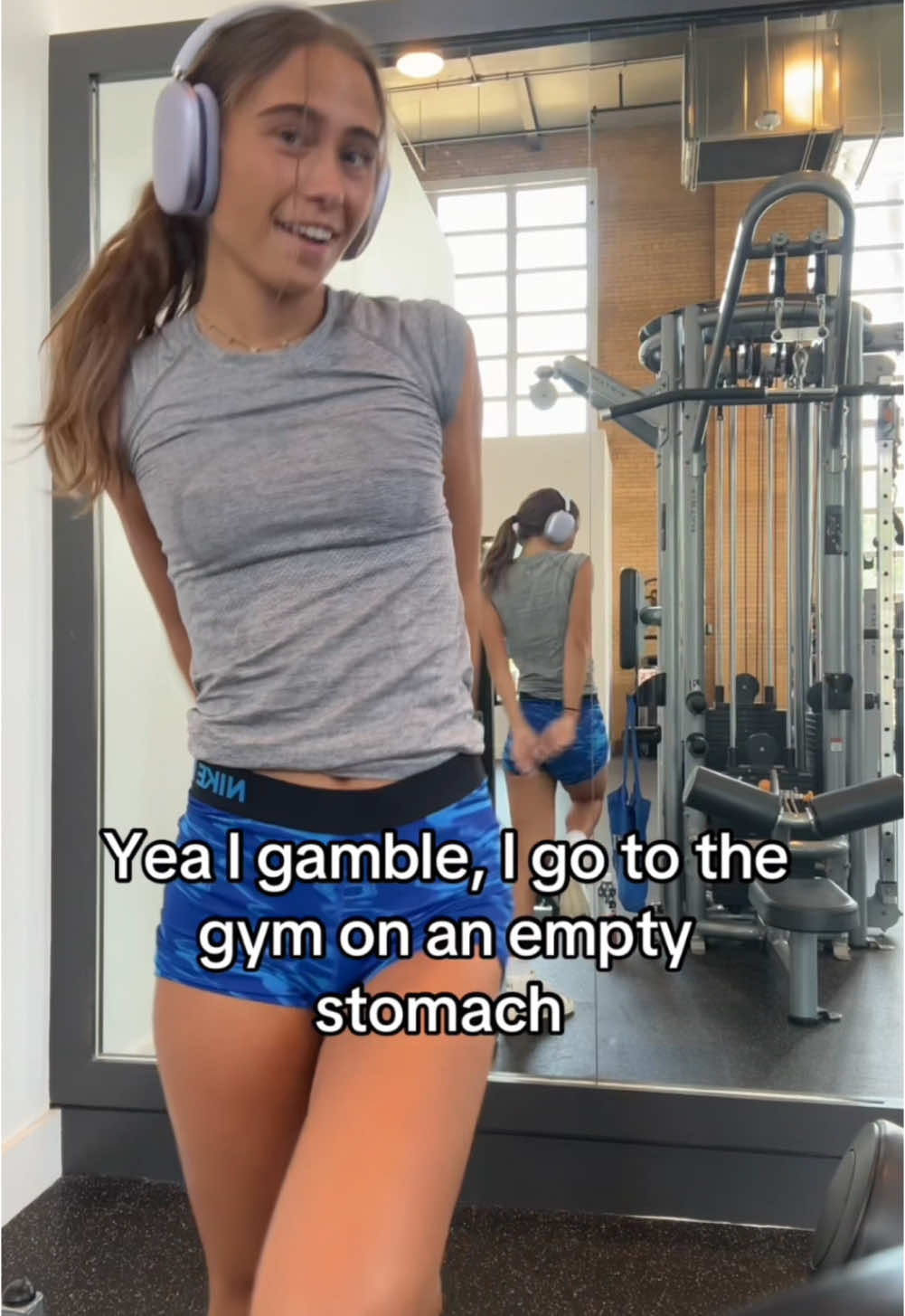 It’s a risk I’m willing to take for the gym lol  #gym #relatablememes #funny #nikepro #gymlover #relatable 