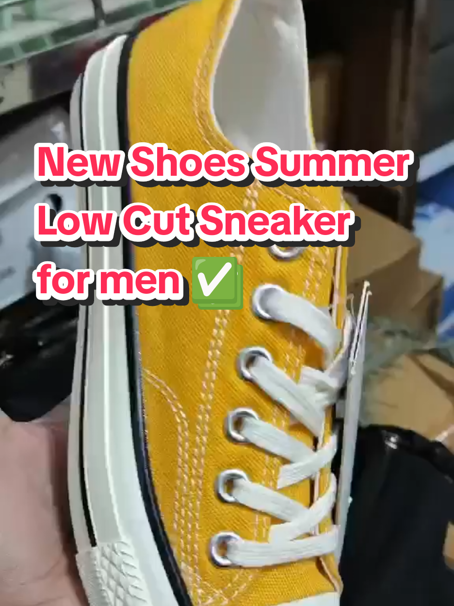 New Shoes Summer Low Cut Sneaker for men ✅✅