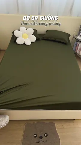 Màu xanh đậu mát sạch phòng A102 #reebedding #gathunlanh #gagiuongthunlanh #bedding #thunlanh 