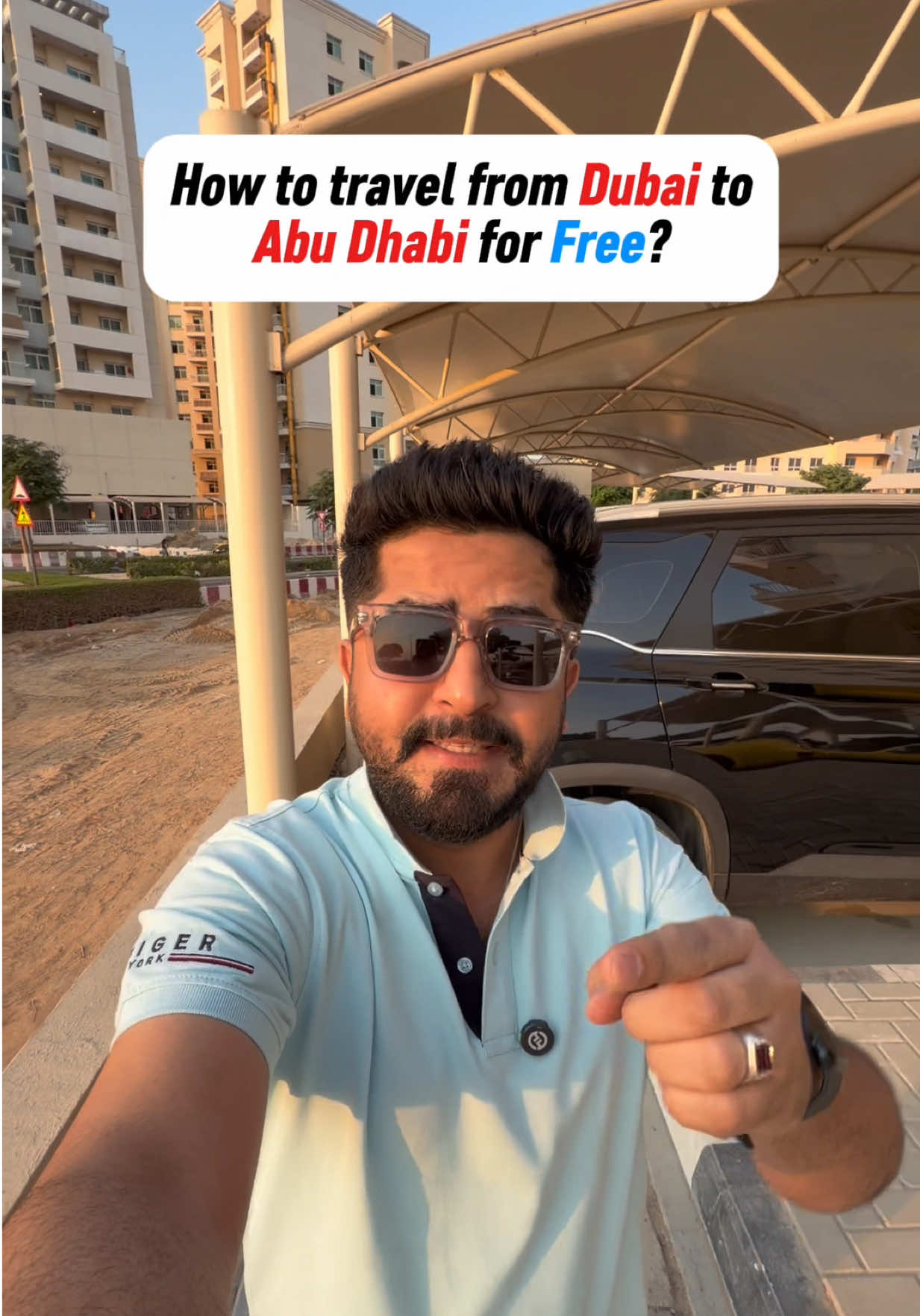 Pro tip 👇🏻  .. 1) Always be a nice Person 2) Make some good friends with car who can drive you to Abu Dhabi 3) Share this tip with everyone 👏🏻🤣 .. [ dubai to abhi dhabi, how to travel for free, Dubai drive, emirates, UAE, Dubai residents, Visit Dubai, Visit Abu Dhabi, Dubai to Abu Dhabi drive ] ... #dubaitoabudhabi #abudhabidrive #freetravel #protips #uae   