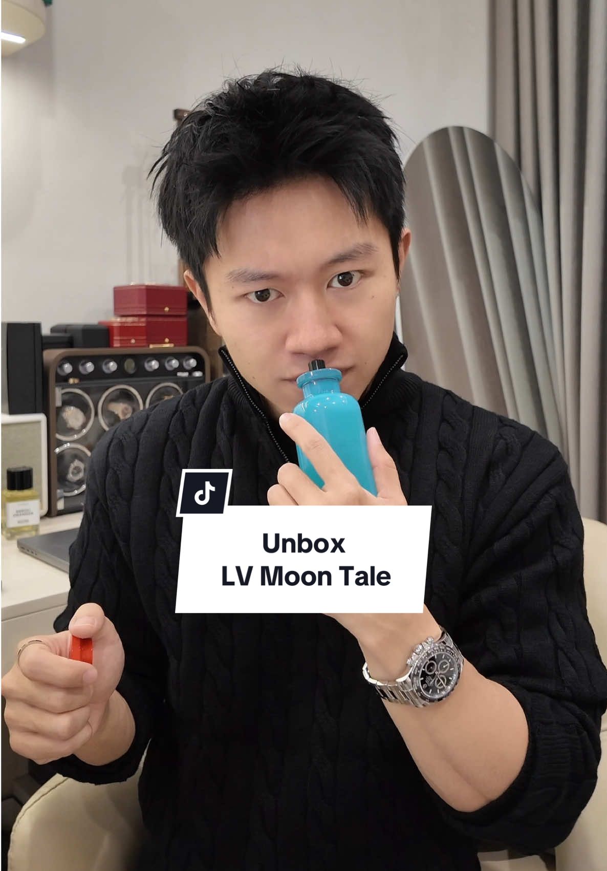 Màu chai này đẹp nhất trong 3 chai he 😝 #NuocHoaNuocHoet #21HoGiam #NuocHoa #LVMoonTale #louisvuitton 
