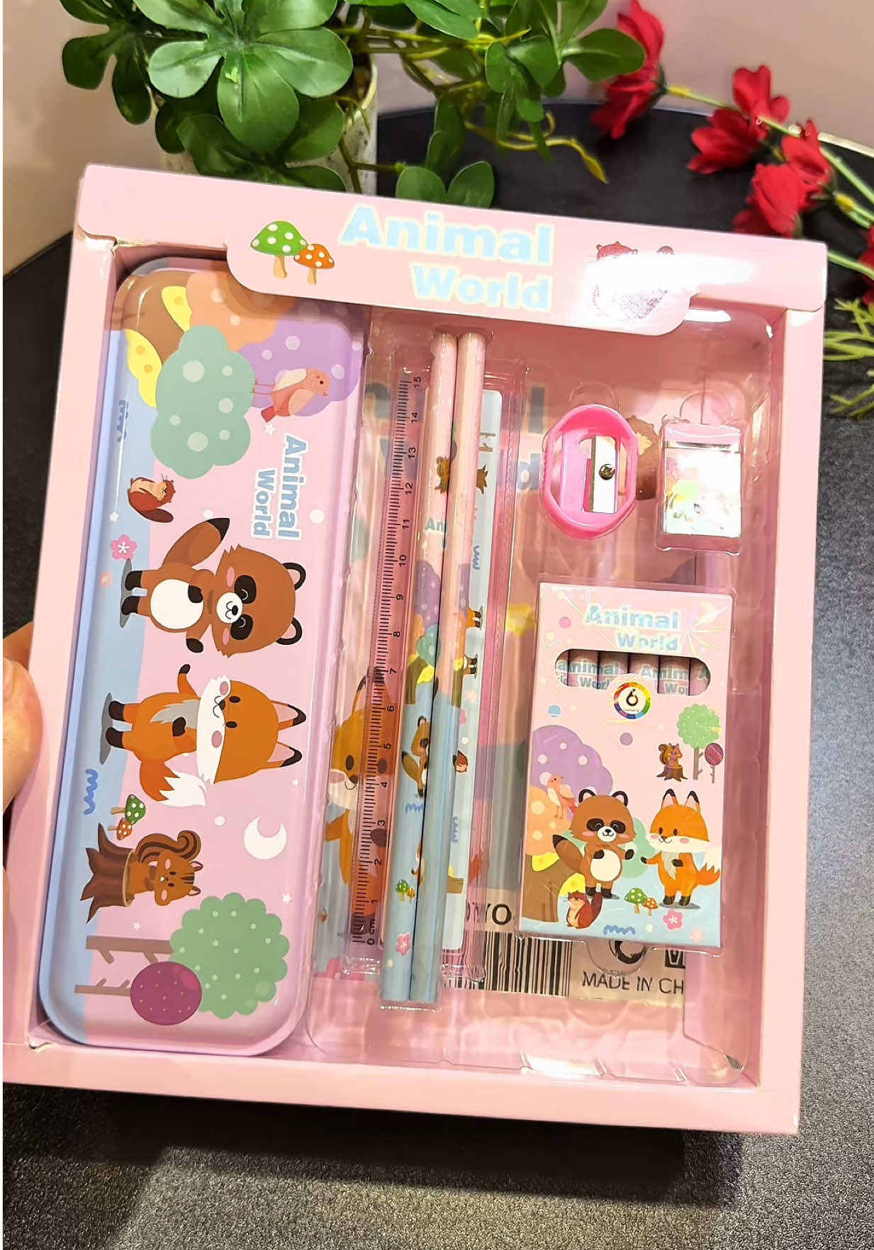 Bộ dụng cụ học tập 7 món quá đẹp #dungcuhoctap #bodungcuhoctap #hopbut #hopbutcute #xuhuong 