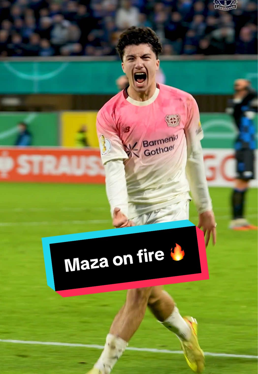 Ibo Maza + DFB Pokal = 🔥💫🤩 #Bayer04 #Maza #Pokal