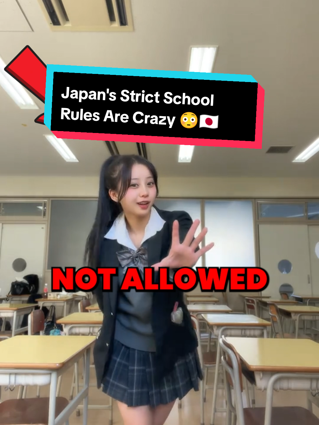 Japan’s strict school rules are crazy 😳🇯🇵 Japanese schools are on a whole different level. Uniforms in any weather, no part-time jobs, and mandatory club activities 😬🇯🇵 Japan is strict… but that’s why it works.