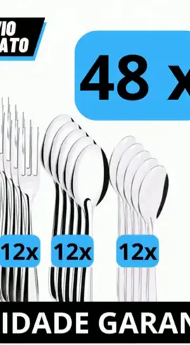 48 Talheres  #tiktokshop #cozinha #casa #utilidades #utilidadesdomesticas 