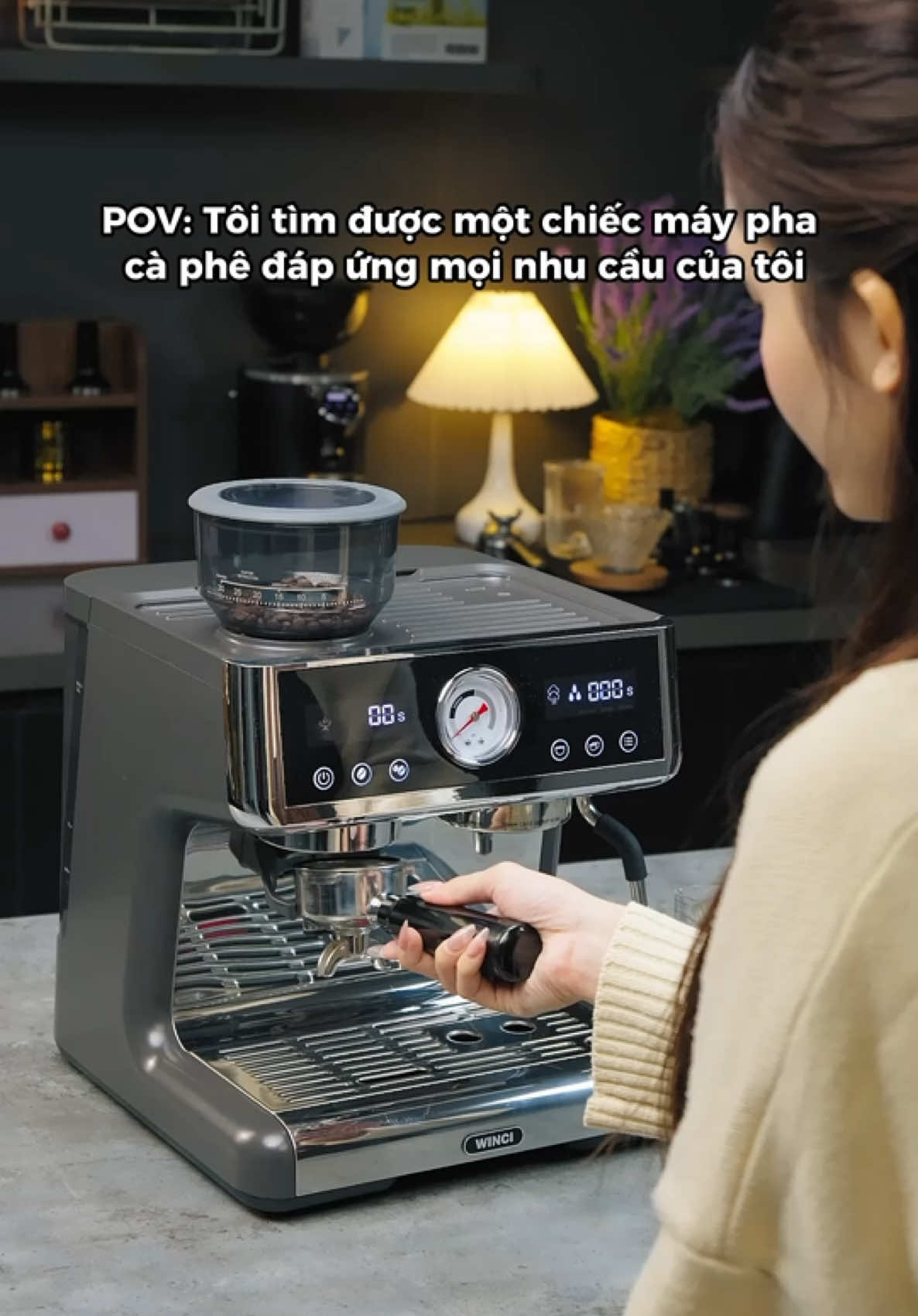 Một chiếc máy có thể làm hài lòng mọi tín đồ của cà phê, đó chính là Winci Em58 💕💕💕 #winci #kinhdoanh #caphe #viral #em58 