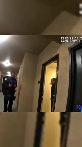 Man Almost Gets Shot by Cops After Answering Door With Gun in Hand #cops #bodycam #usa #fyp 