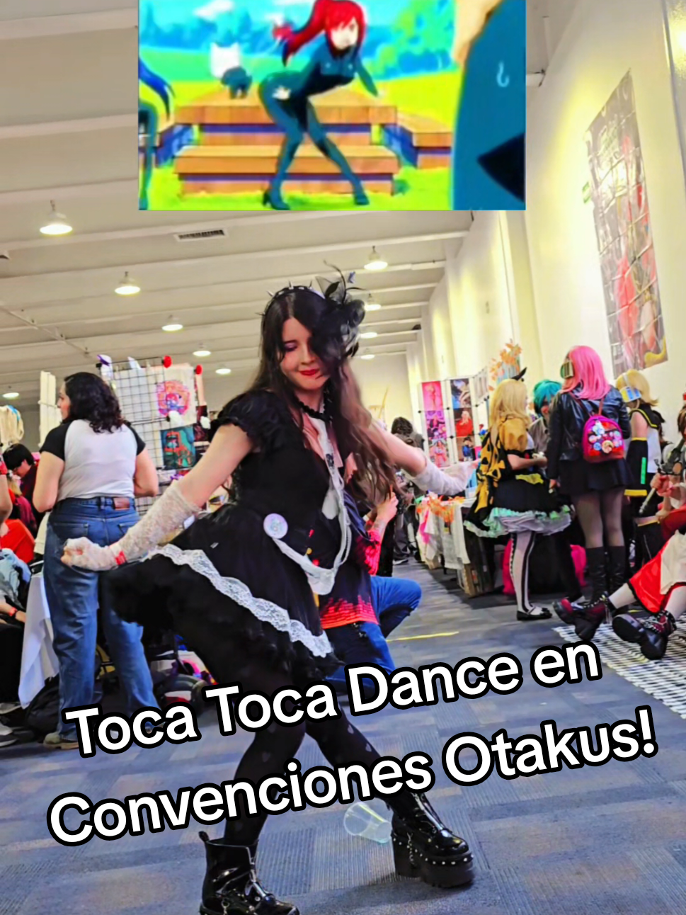 Bailando el Toca Toca en Convenciones Otakus! Ustedes deciden la próxima convención! #tocatoca #tocatocadance #animedance #convencionesanime #chicaotaku 