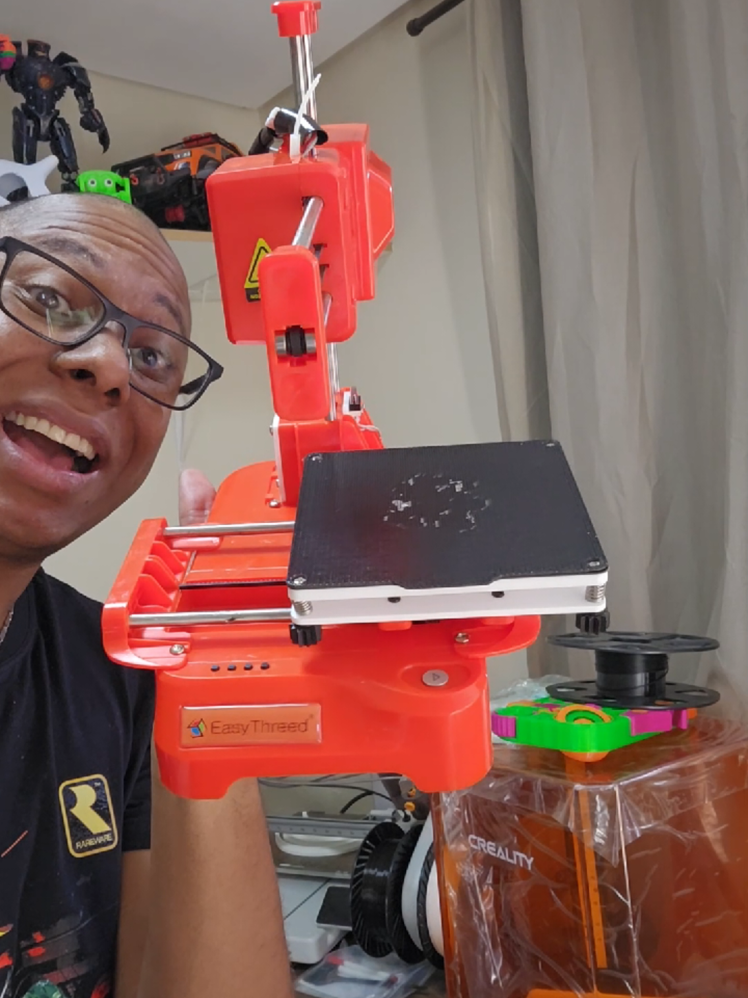 A MINI IMPRESSORA 3D DE 600 REAIS FUNCIONA? - EasyThreed K7 #viral #easythreed