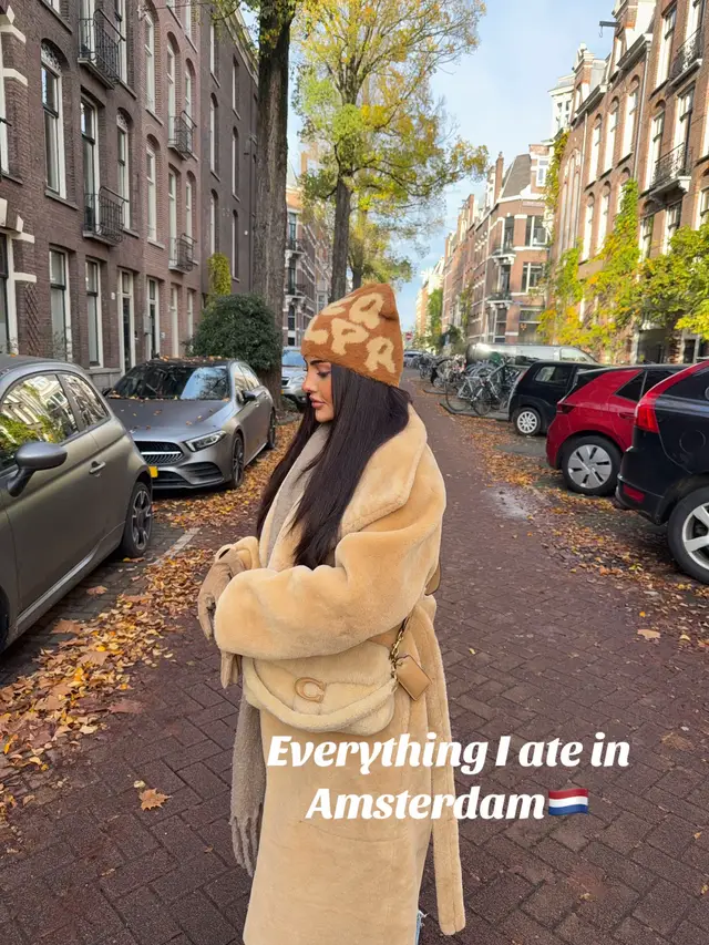 Everything I ate in Amsterdam #FoodTok #amsterdam #foodspots 