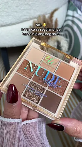 ME: 😭 nabili ko sa regular price tapos biglang nag sale!#eyeshadow #blusher #highlighter #powder #fyp 