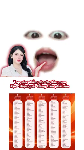 Tóp sản phẩm cho da dầu mụn xịn- hiệu quả- đáng tiền nhất định phải săn trong live c Hà Linh #boomdeahdah #tiam #suiskin #vohalinh #superlive 
