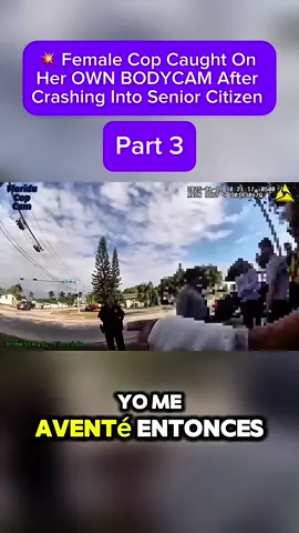 💥 Female Cop Caught On Her OWN BODYCAM After Crashing Into Senior Citizen #fyp #foryoupage #foryou #police #capcut 