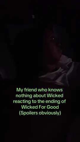 Honestly after all the crazy discourse on TikTok about this movie, it was so refreshing to watch it with someone that had no idea what to expect. She enjoyed it so much and watching her react to every twist and turn was so much fun for me lol #wickedforgood #wicked @wthnebulla 