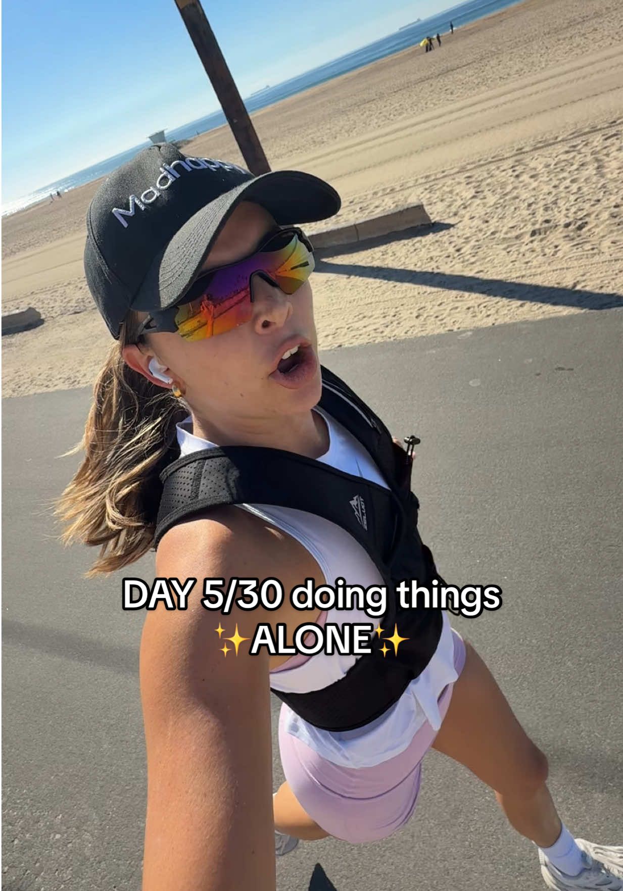 day 5/30 doing things alone - goin for a run 🏃‍♀️💨
