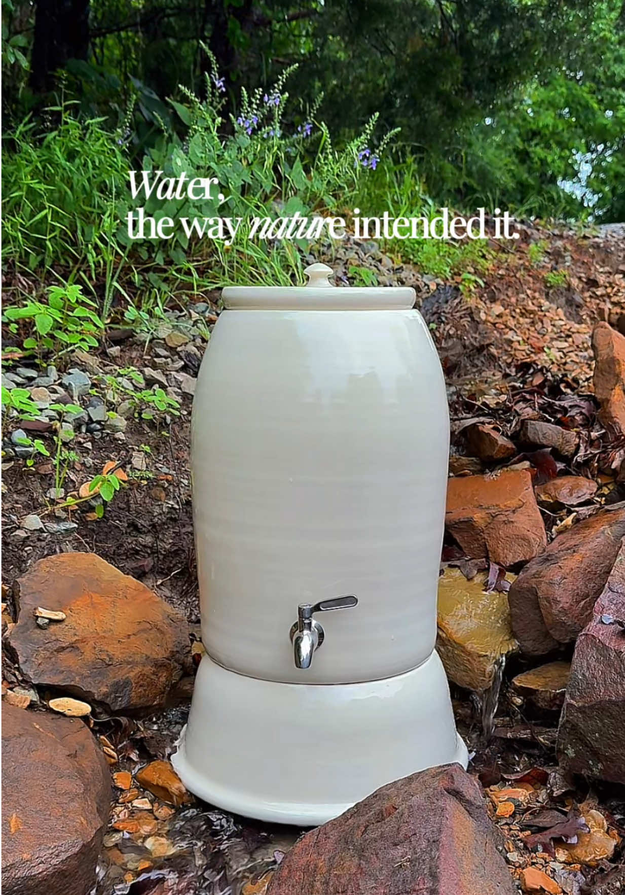Water filtered back to the way nature intended it clean and mineral rich. Wellness starts here.  #waterfilter #naturalwellness 