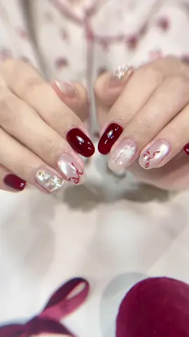 Noel có tý đỏ cho đúng noel❄️❄️❄️#xuhuong #viral #nails #yênbái 