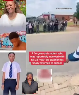 After the alleged case with the 33 year old teacher, the 16 year old boy has finally returned to school a bold step forward. 💪📚