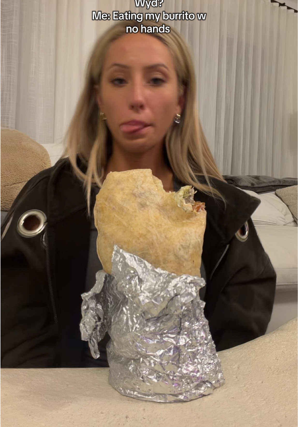 She tipped too soon 