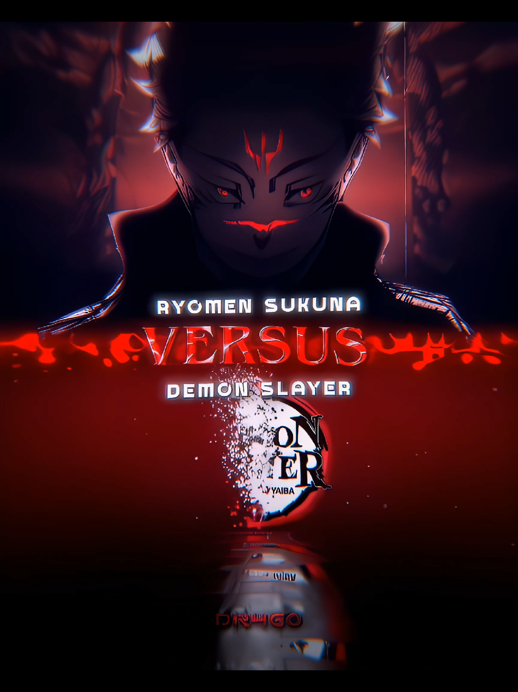 SUKUNA VS DEMON SLAYER #sukuna #demonslayer #animeedit #fyp #amvedit 