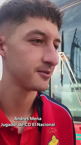 Andres Mena jugador de El Nacional nos habla de los  rumores al rededor de la continuidad en el equipo militar y la posible llegada a Liga de Quito ⚽️ 🎙📹: @qfproducciones  #ElNacional #SDAUCAS #LIGAPRO #ecuador #futbol